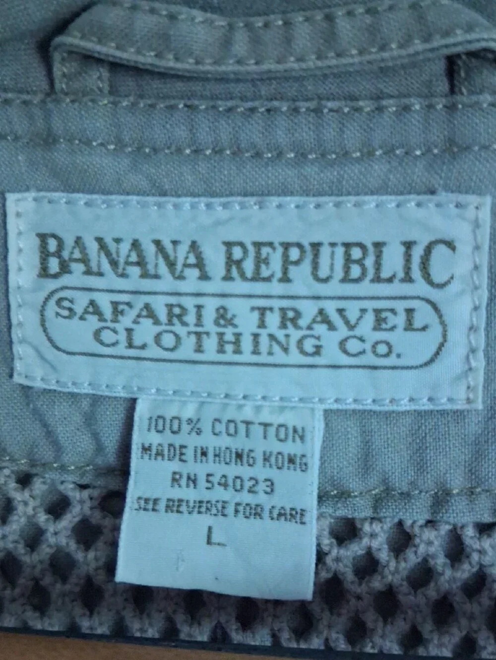 Banana Republic Men’s Photojournalist/Fishing Vintage Multi‑Pocket Utility Vest